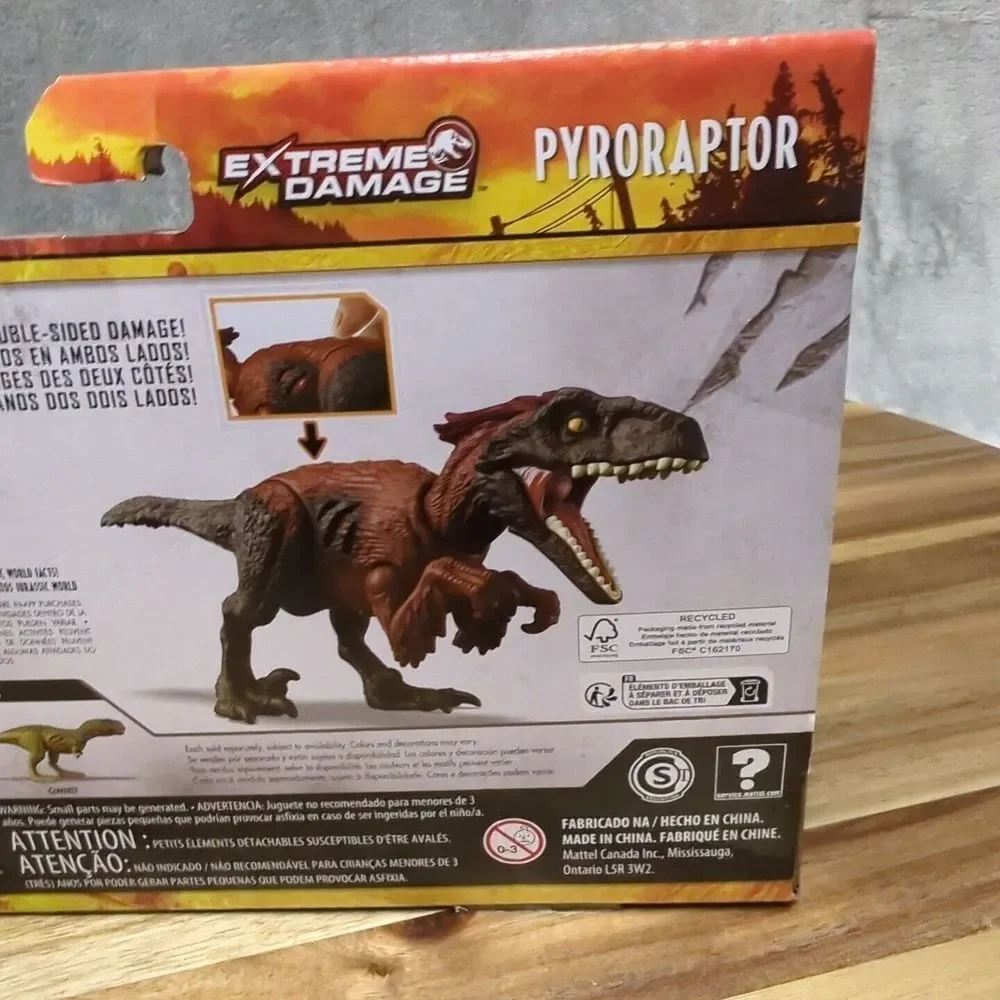 Jurassic‎ World Dominion Pyroraptor Extreme Damage Dino Mattel 2021